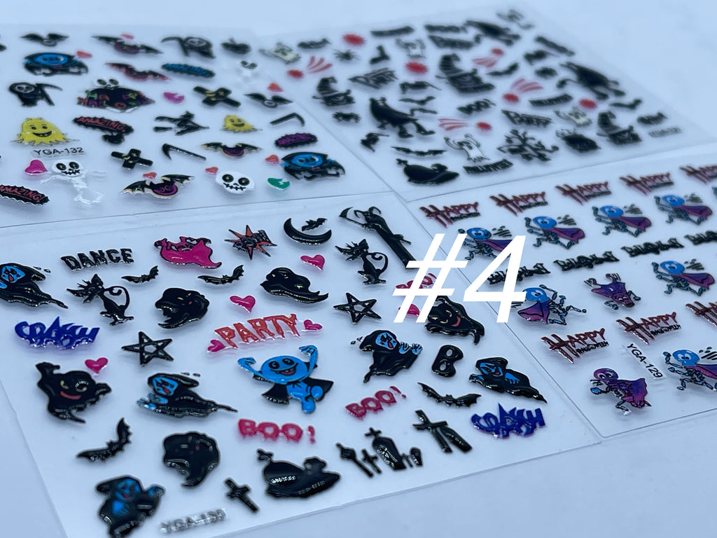 Halloween Stickers #4 4pk