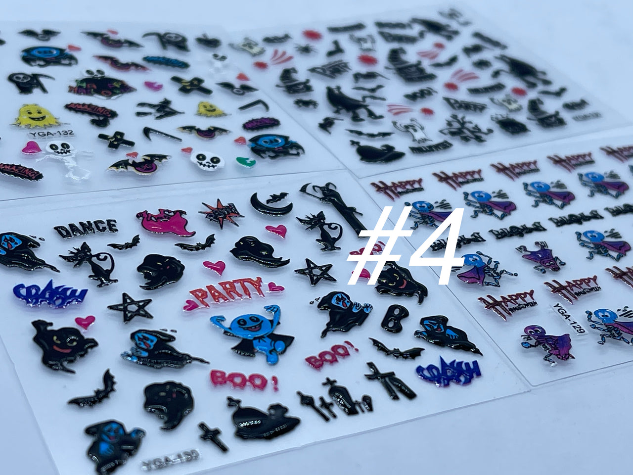 Halloween Stickers #4 4pk