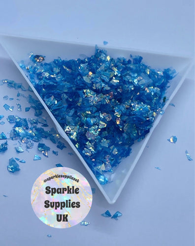 Blue Pearl Mylar Shards/Flakes