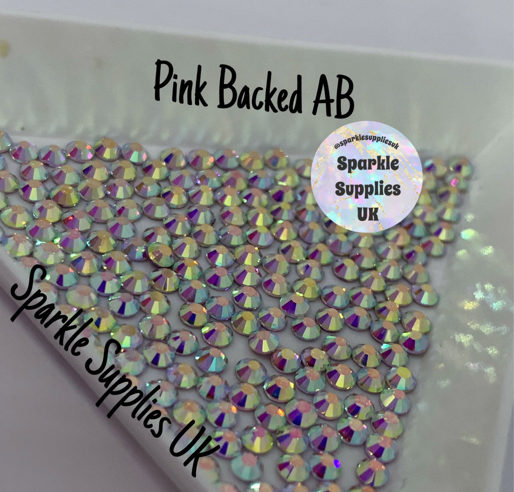 Zia Crystals - Pink Backed AB (6g)