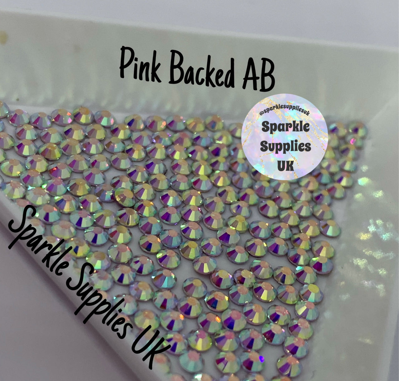 Zia Crystals - Pink Backed AB (6g)