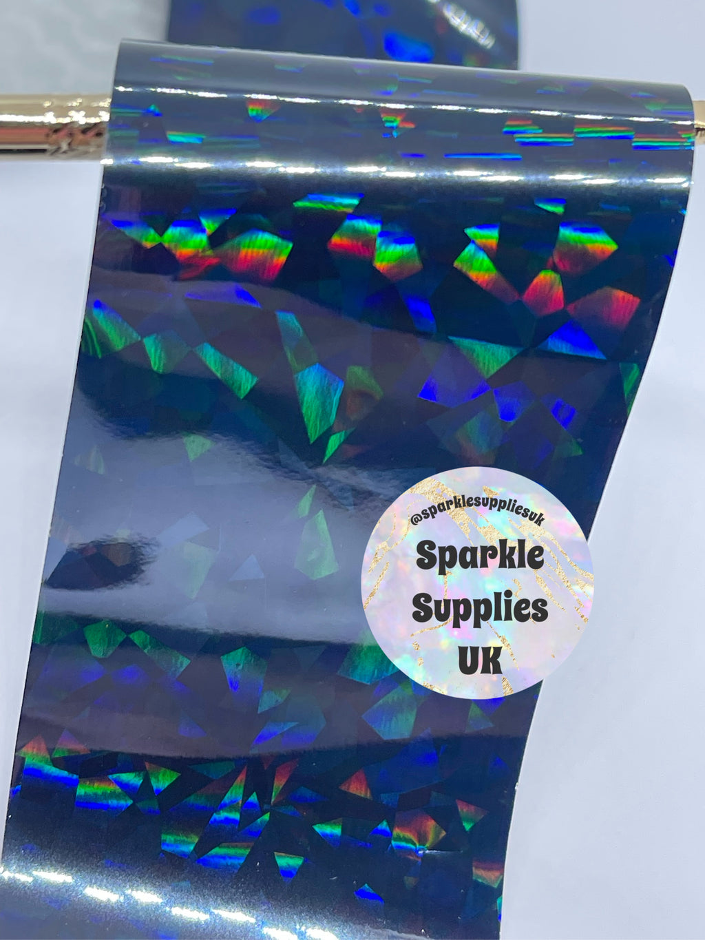 Onyx Holographic Transfer Foil