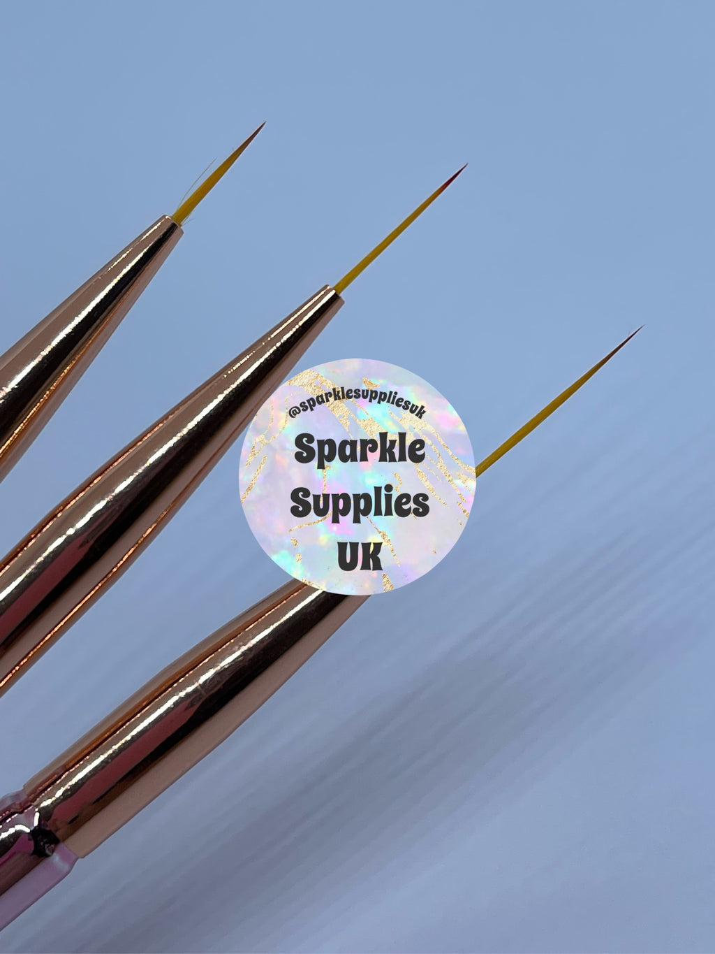 Rose Gold Detailing Brushes 3 Pack