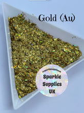 Gold (Au) Holographic Ultra Soft Flakes