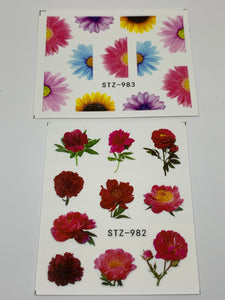 Flower Decals (2 Pack)