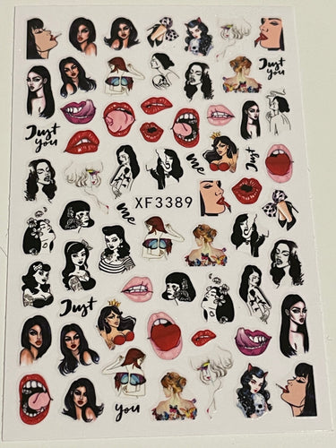 Pin Up Stickers 6