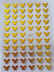 Mouse Head Stickers 3