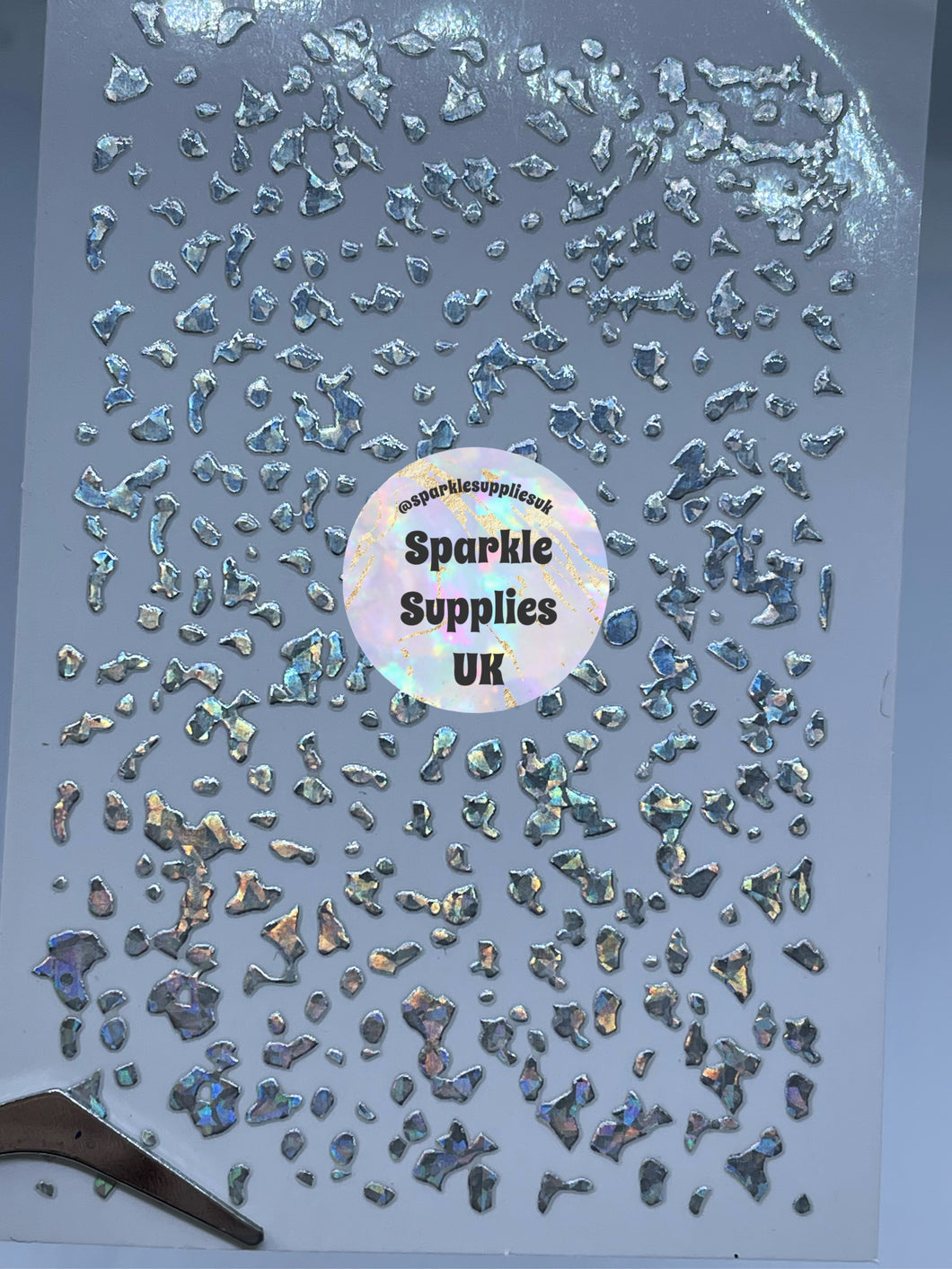 Holo Silver Fragments Sticker