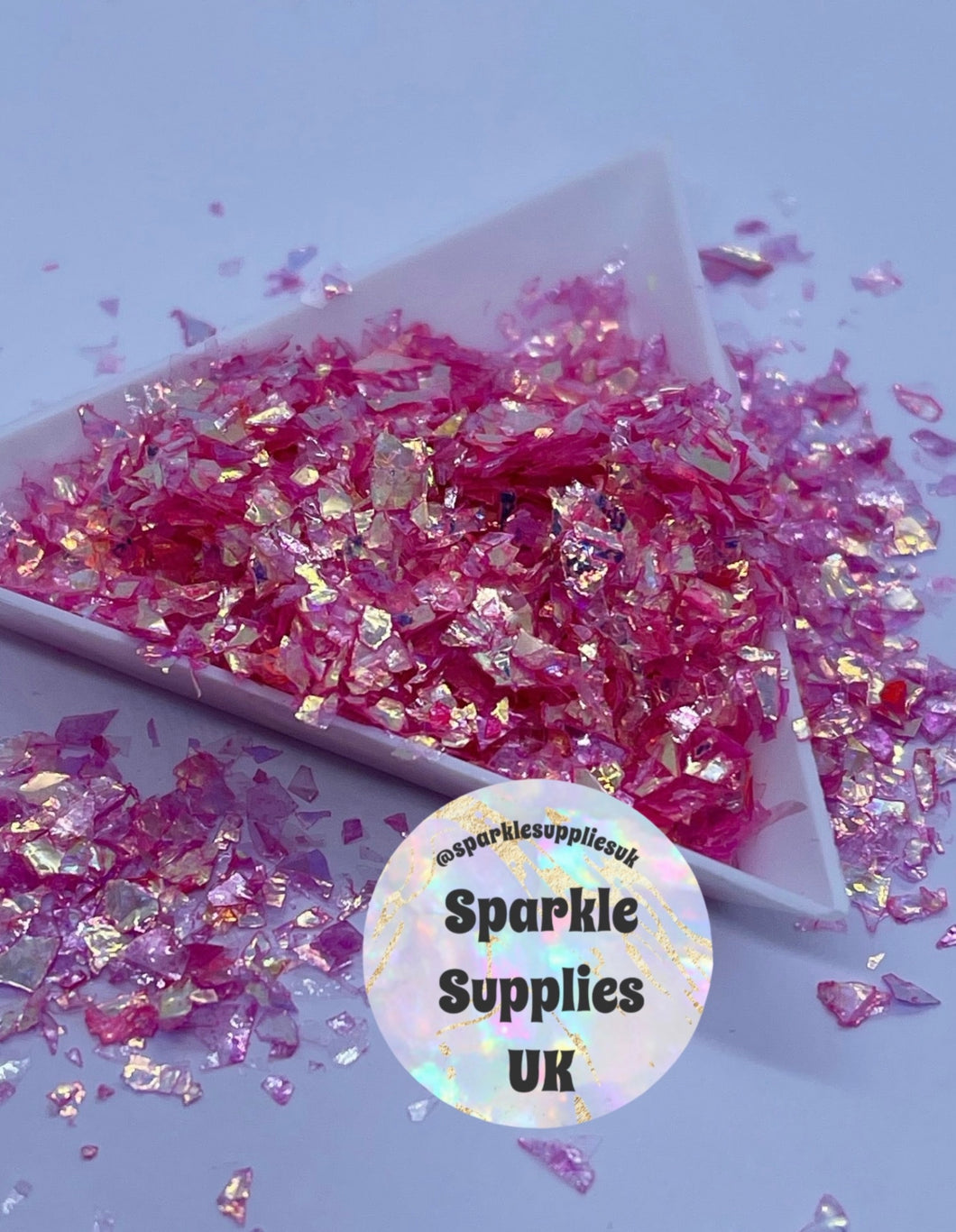 Pink Pearl Mylar Shards/Flakes