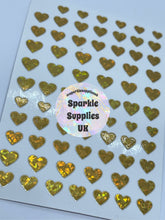 Heart Stickers Metallic/Matte (Various)