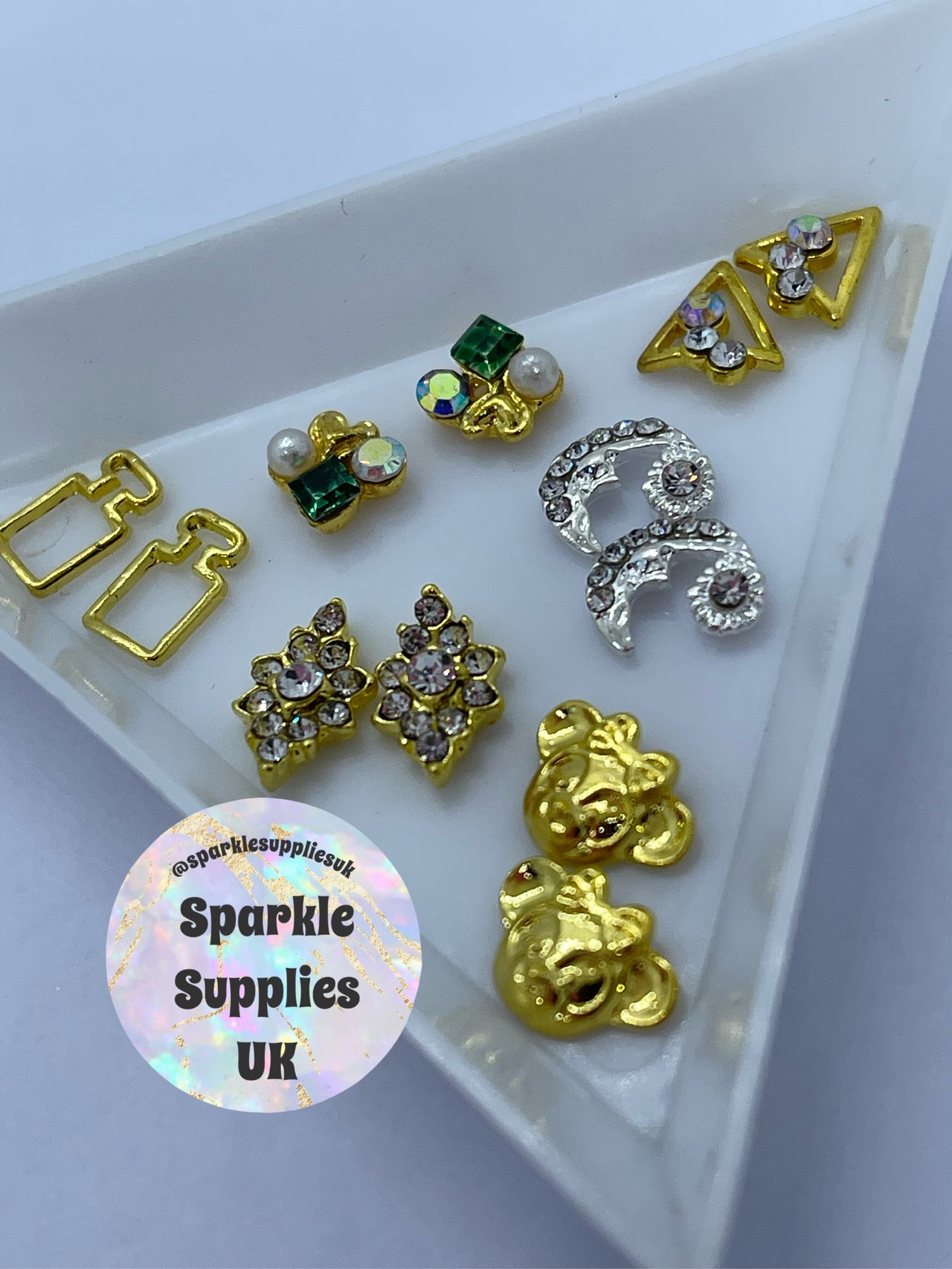 Diamanté Nail Charms (Mix 26)