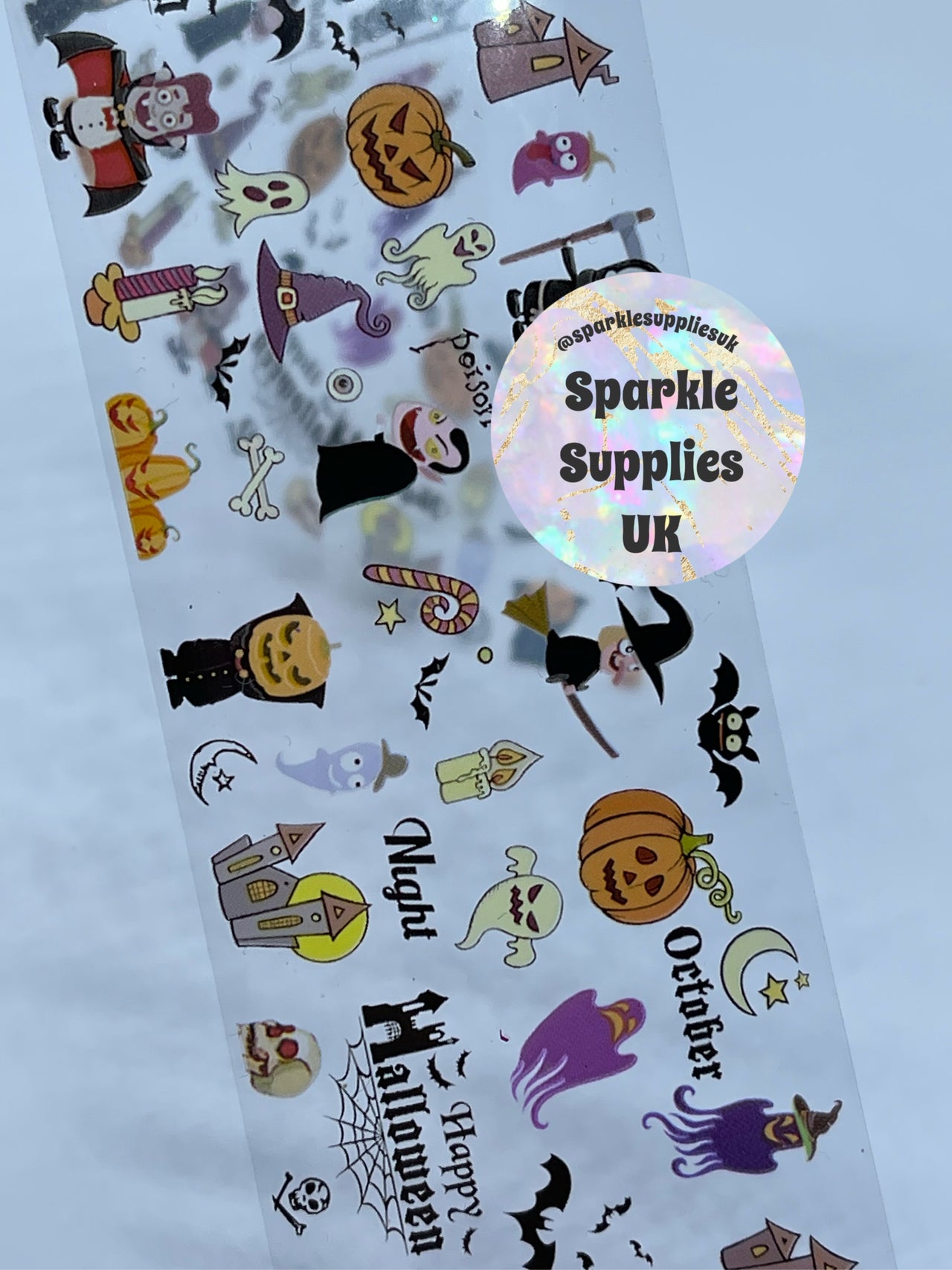 Halloween October Transfer Foil