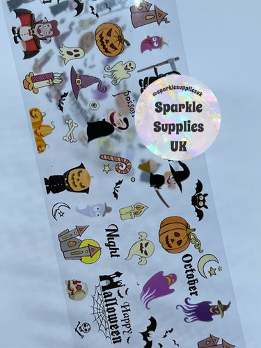 Halloween October Transfer Foil (1 Metre Length)