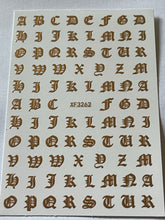 Alphabet Letter Decals