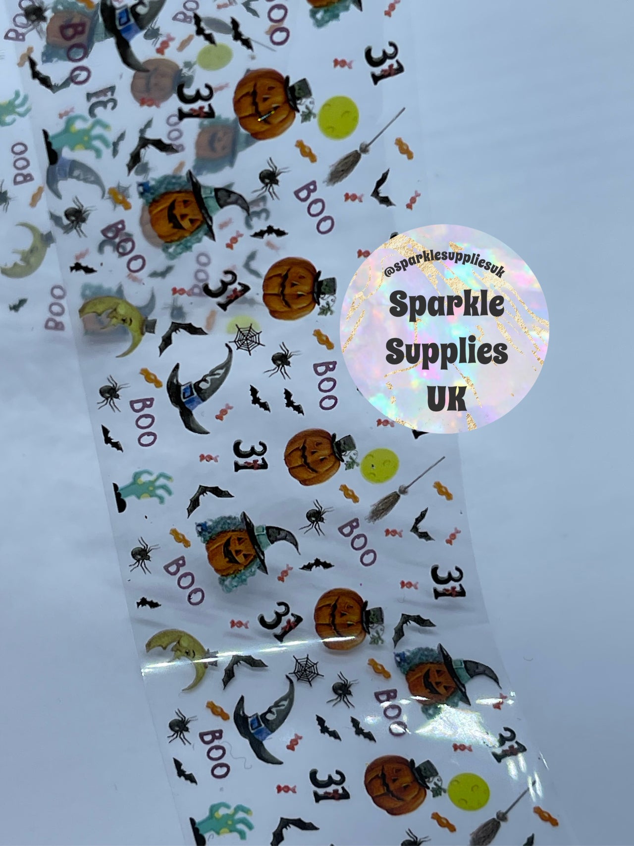 Halloween Boo Transfer Foil
