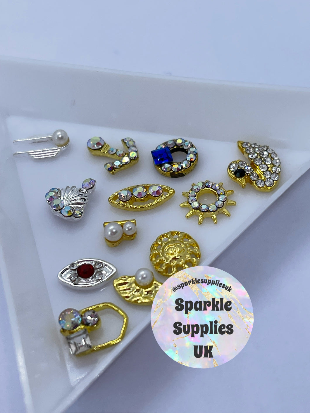 Diamante Nail Charms (Mix 50)