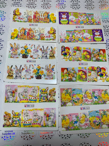 Easter Water Decals Pack of 6
