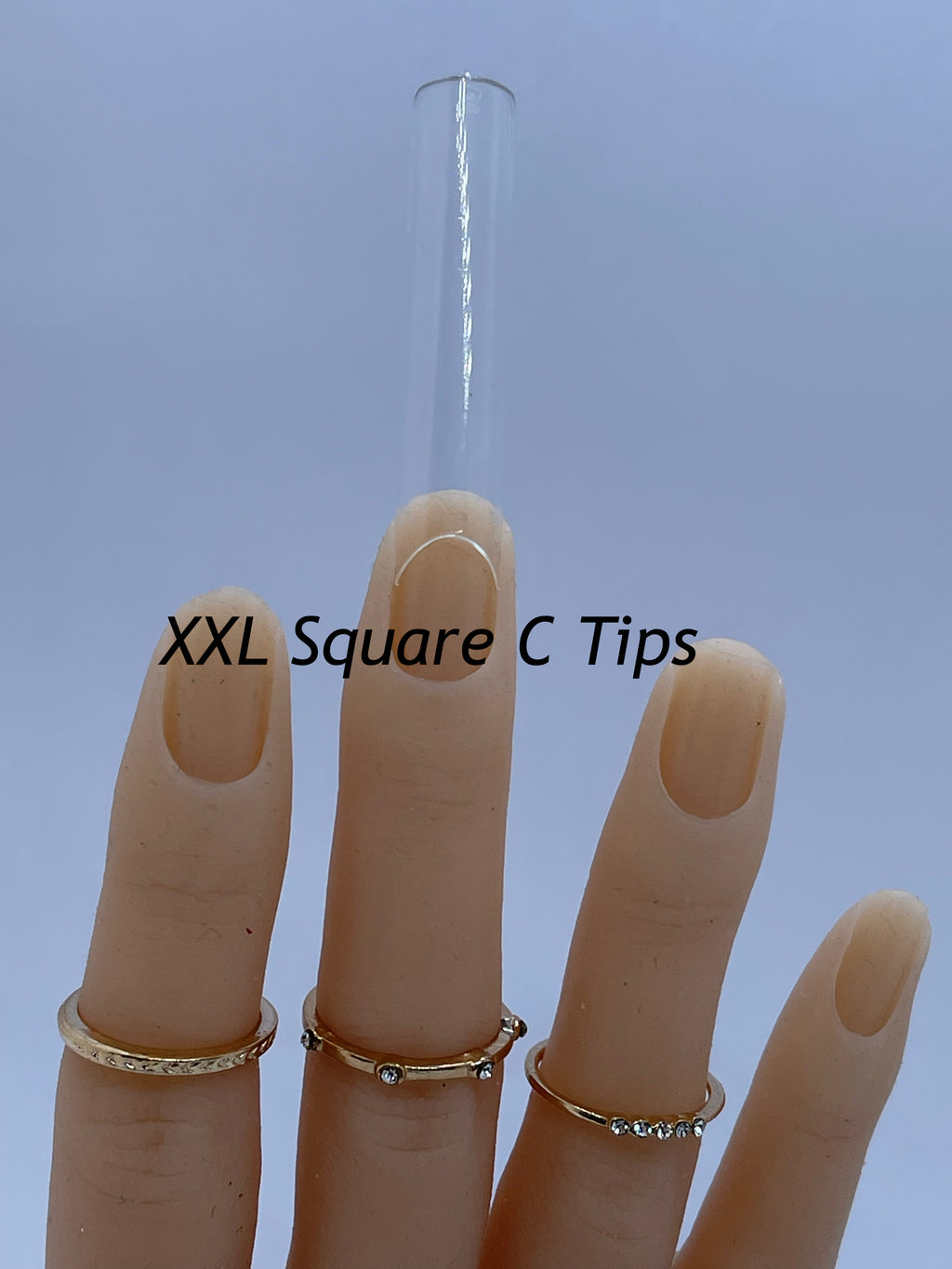 Square C Curve XXL Tips (500)
