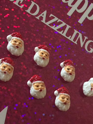 Santa Face Embellishments