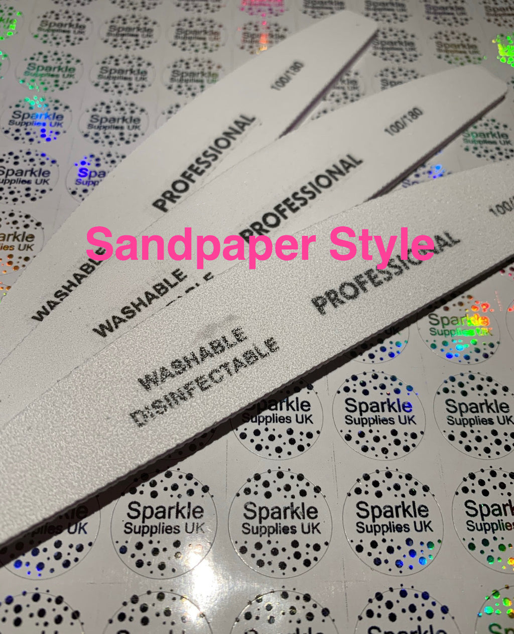 Nail Files 100/180 Pack of 3