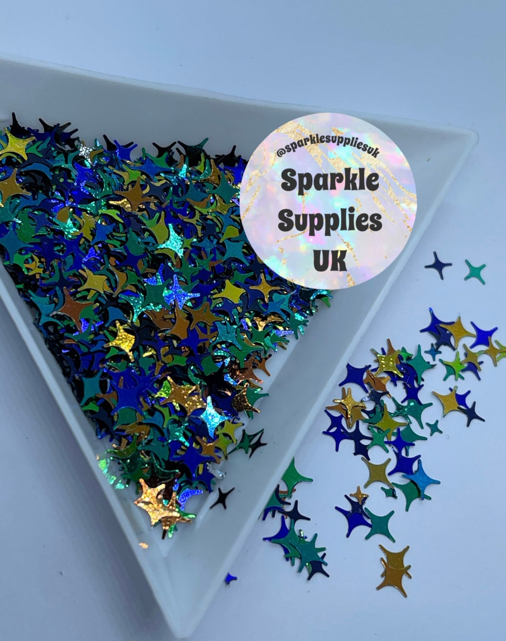 Spangle Stars Chameleon Blue/Green/Gold