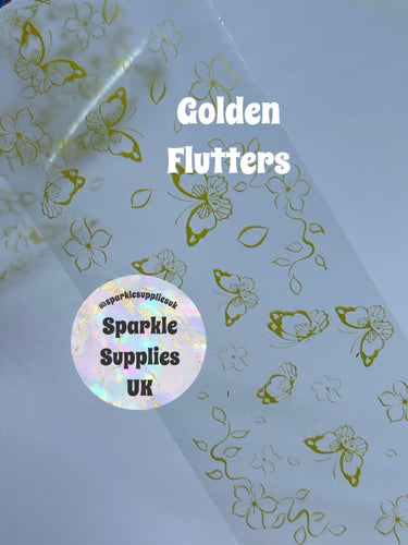 Golden Flutters Transfer Foil