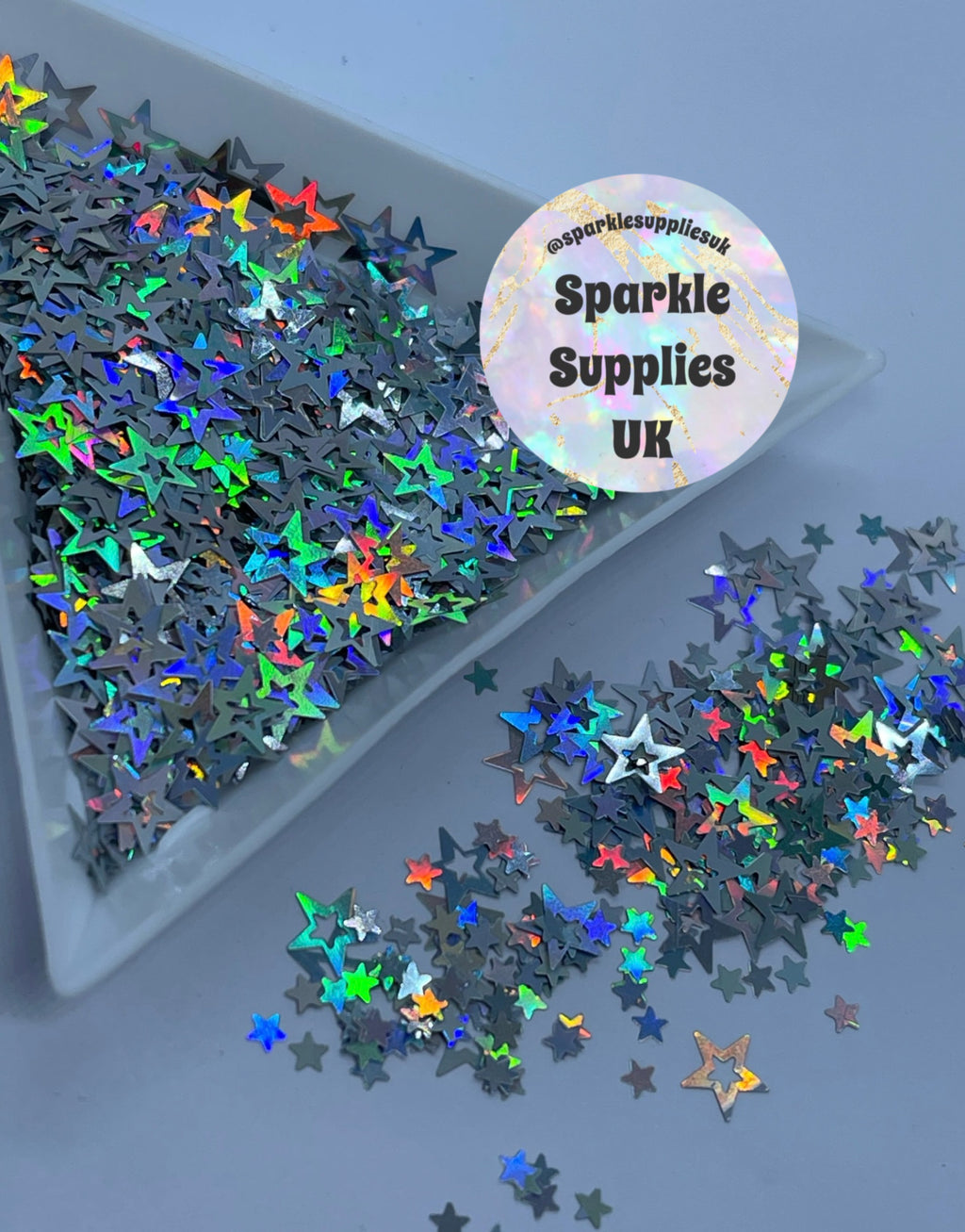 Hollow Stars Holographic Silver