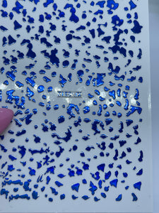 Blue Fragments Sticker