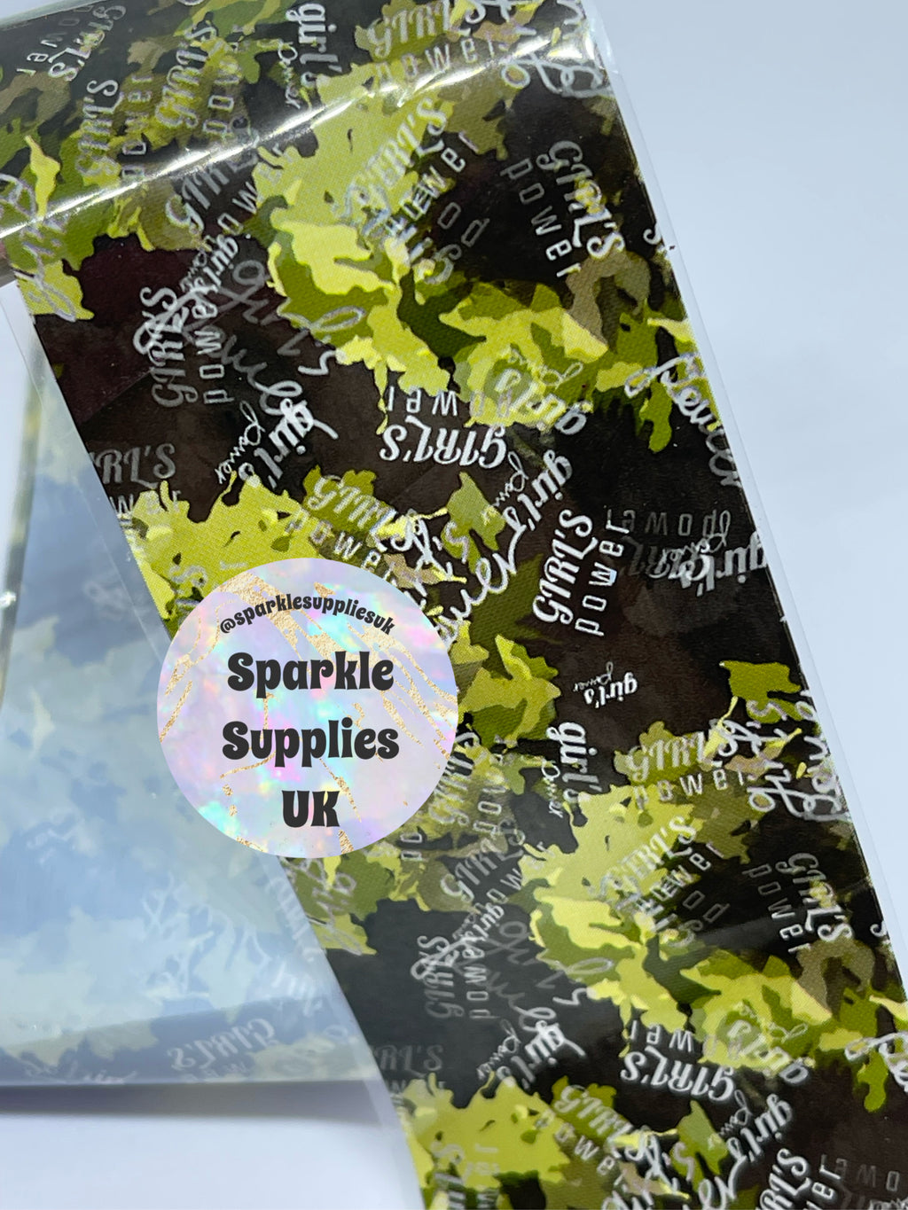 Camo Girl Power Transfer Foil