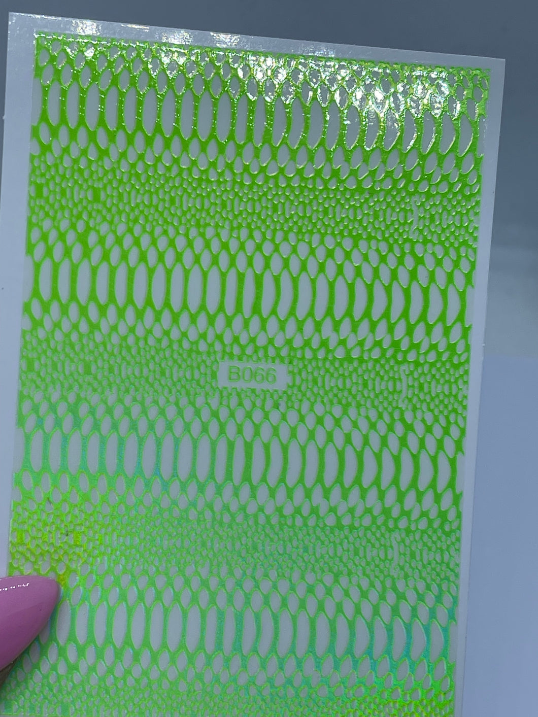 Green Snakeskin Sticker