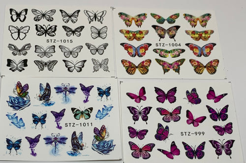 Butterfly Decals (4 Pack)