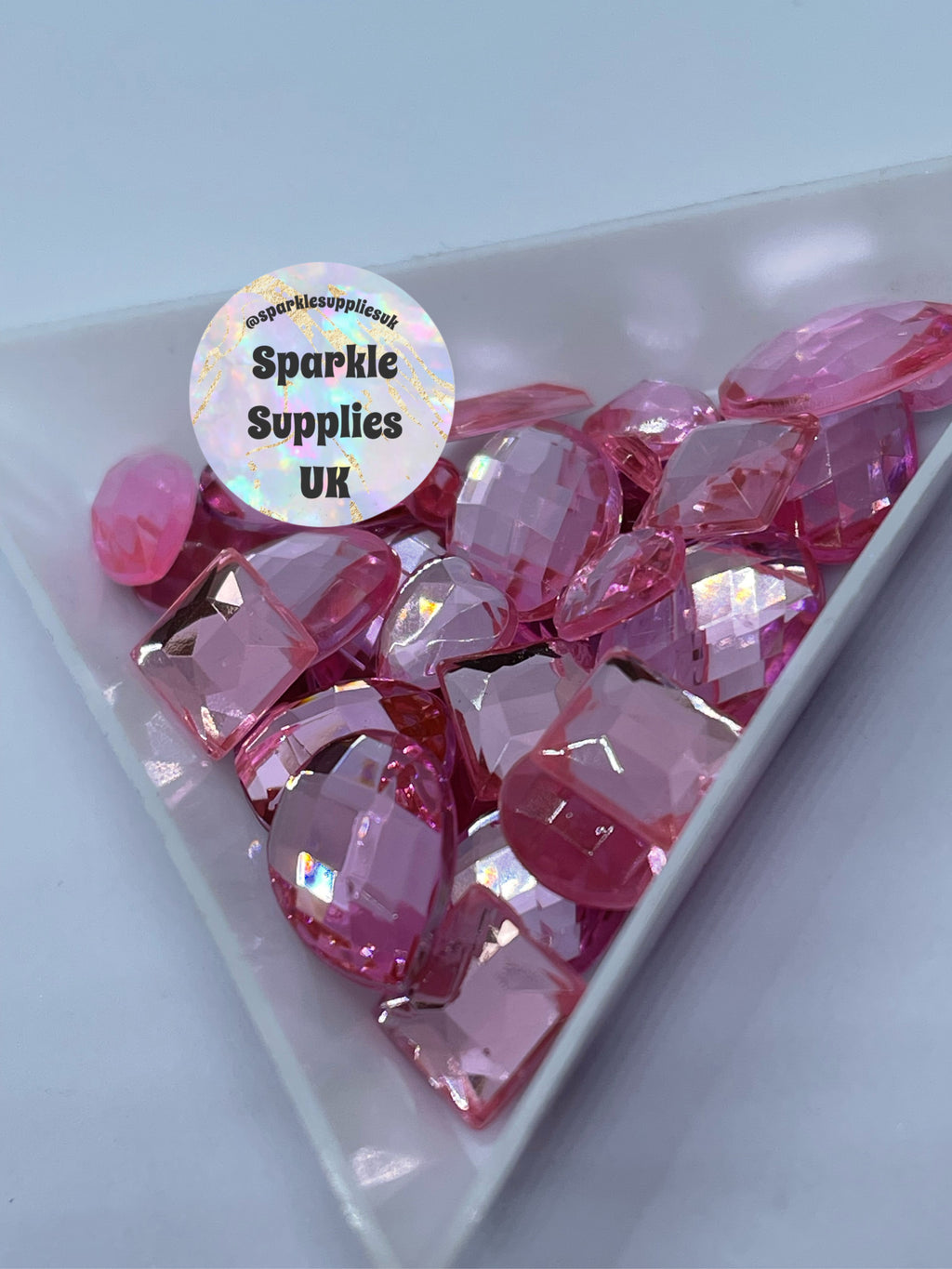 Blush Acrylic Gem Mix