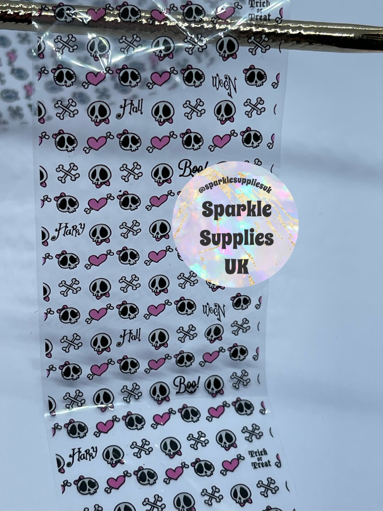Halloween Skulls Transfer Foil