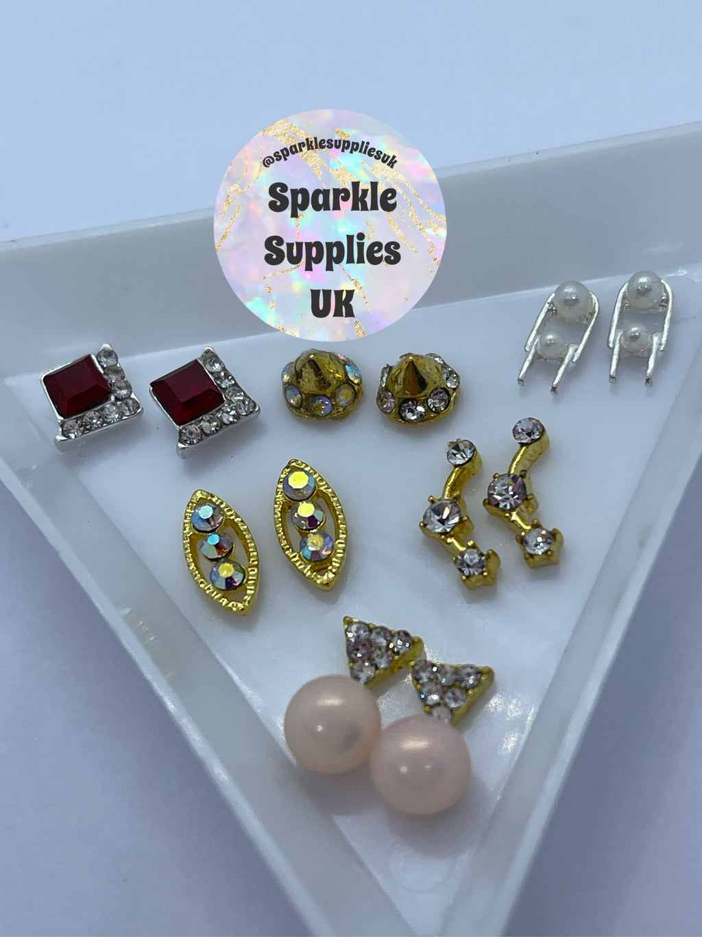 Diamanté Nail Charms (Mix 35)