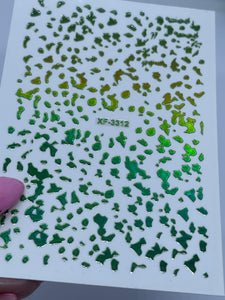 Green Fragments Sticker