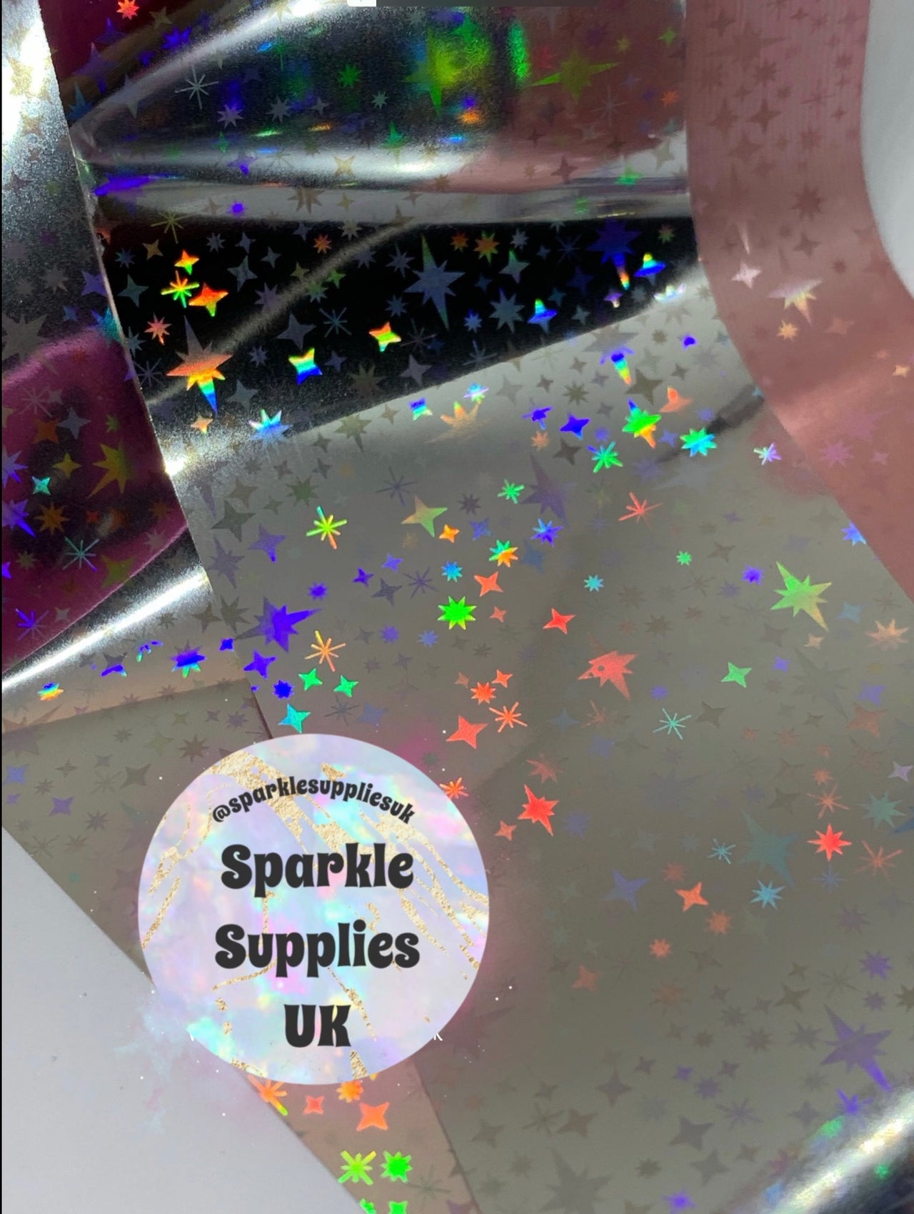 Starry Holographic Transfer Foil