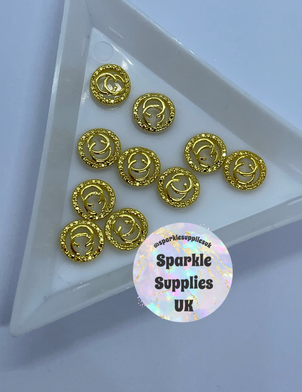 Logo Charms Gold Size 2 #9 (Pack of 10)