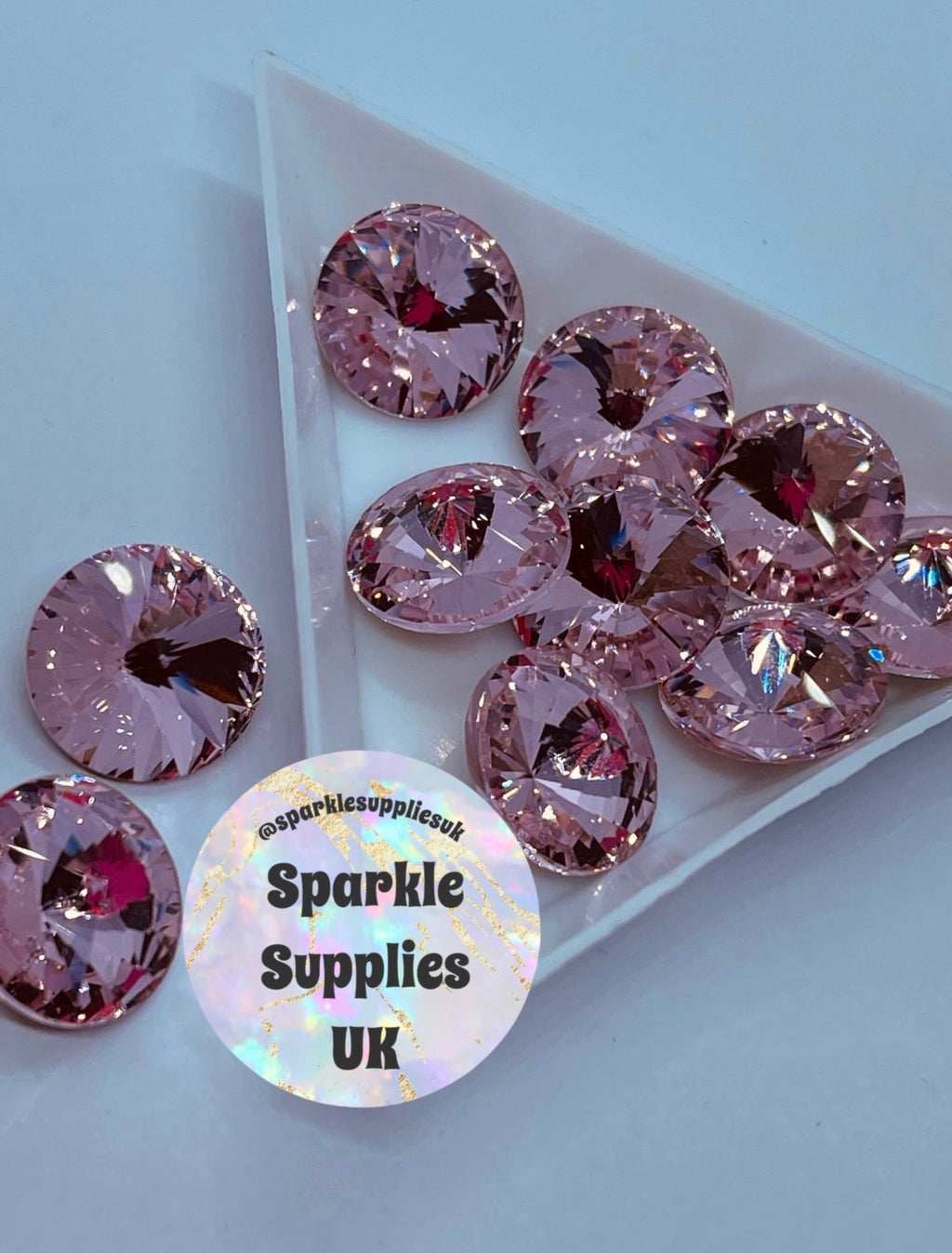 Rose K9 Glass Crystals (10 Pack)