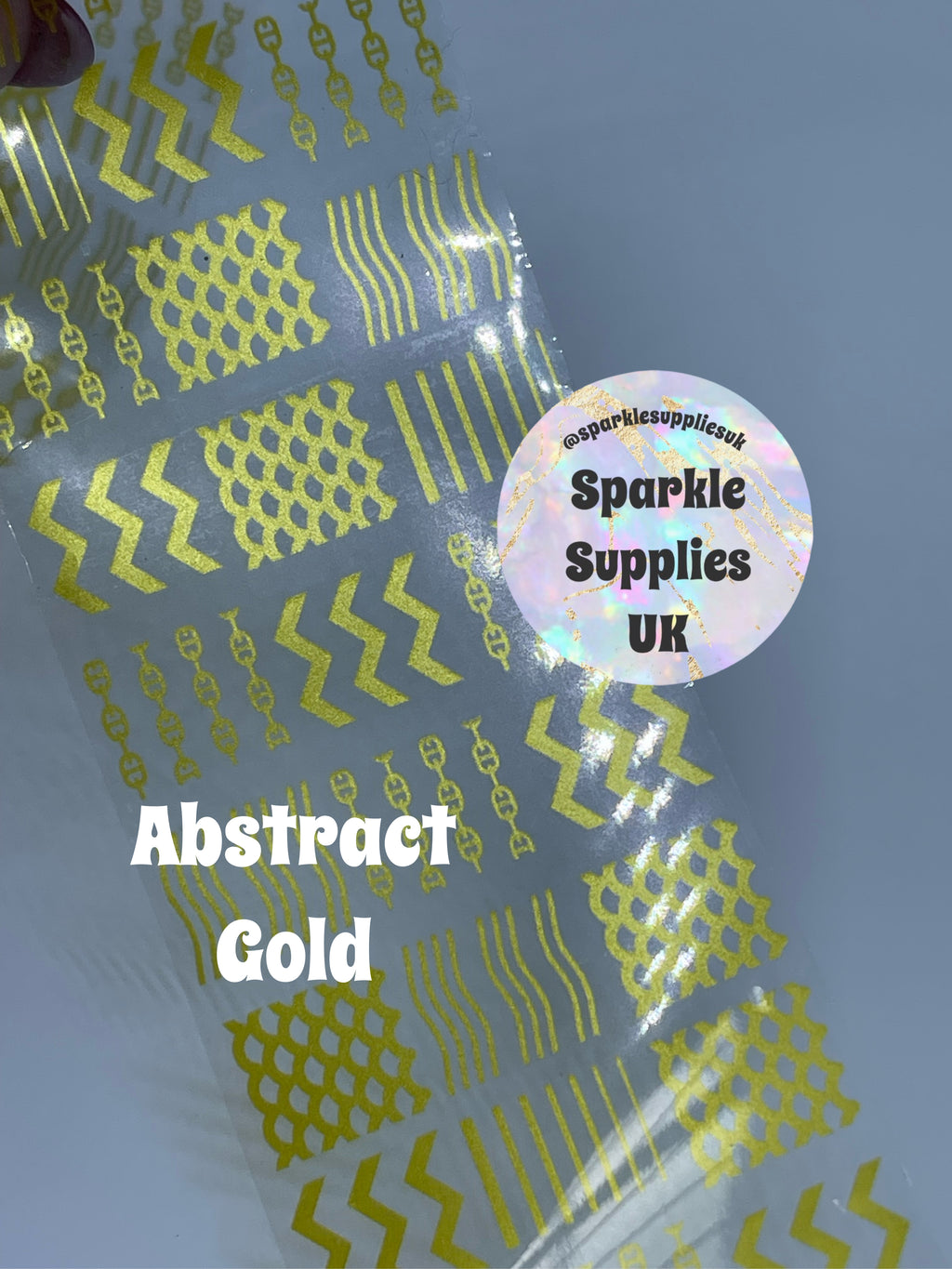 Abstract Gold Transfer Foil