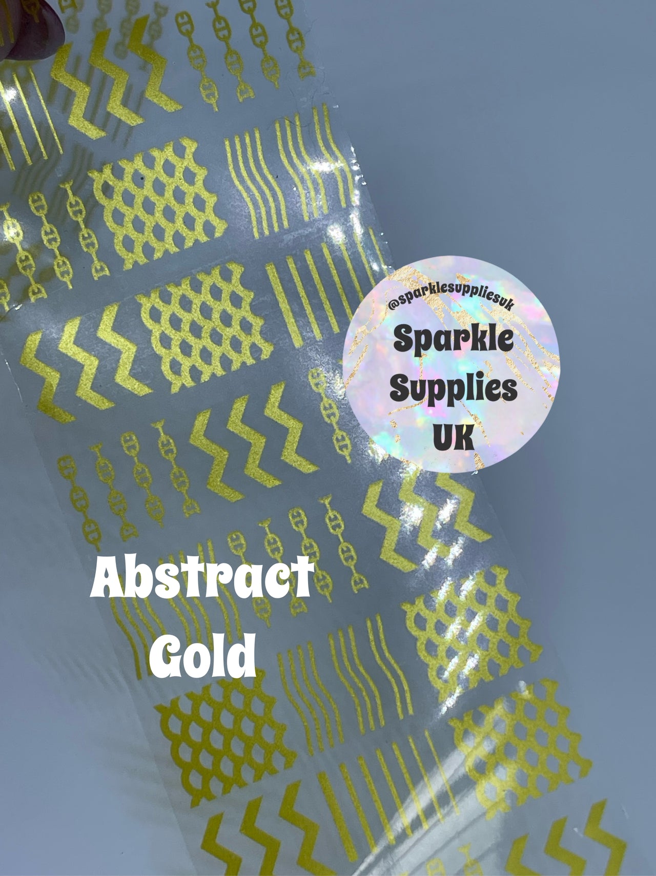Abstract Gold Transfer Foil