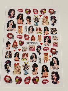 Pin Up Stickers 5