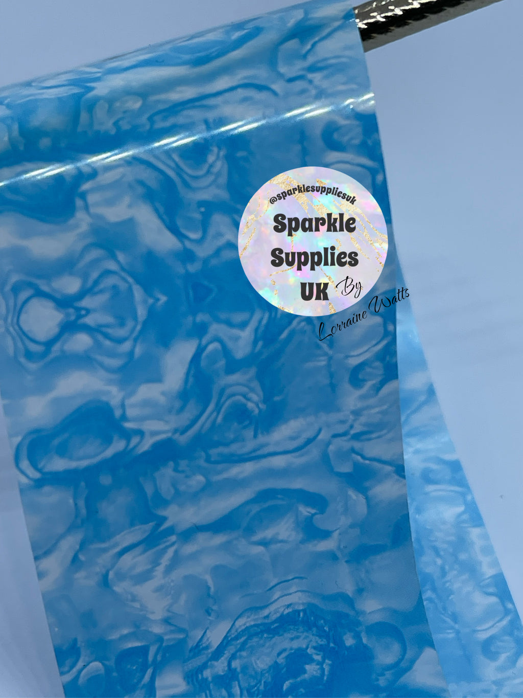 Blue Bubblegum Transfer Foil