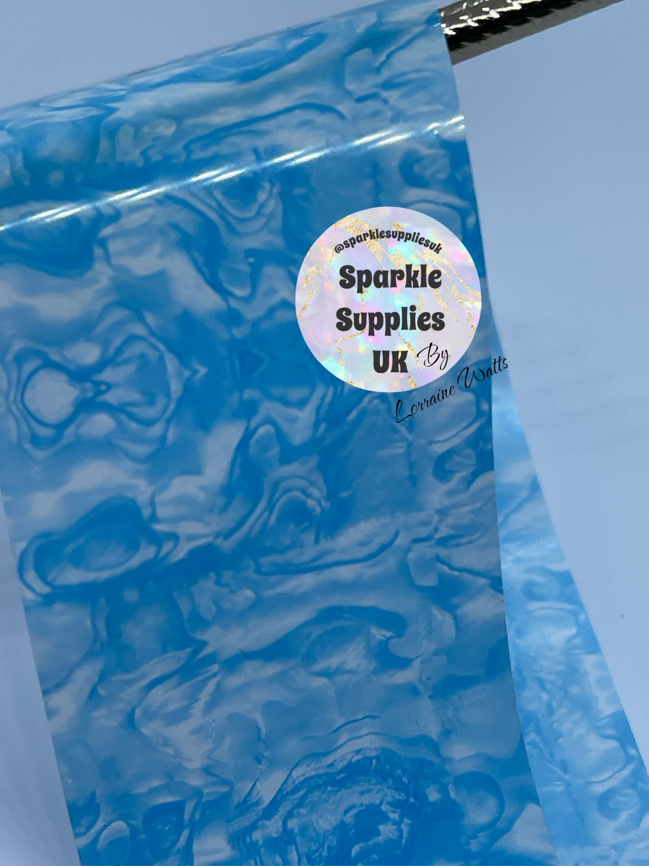 Blue Bubblegum Transfer Foil