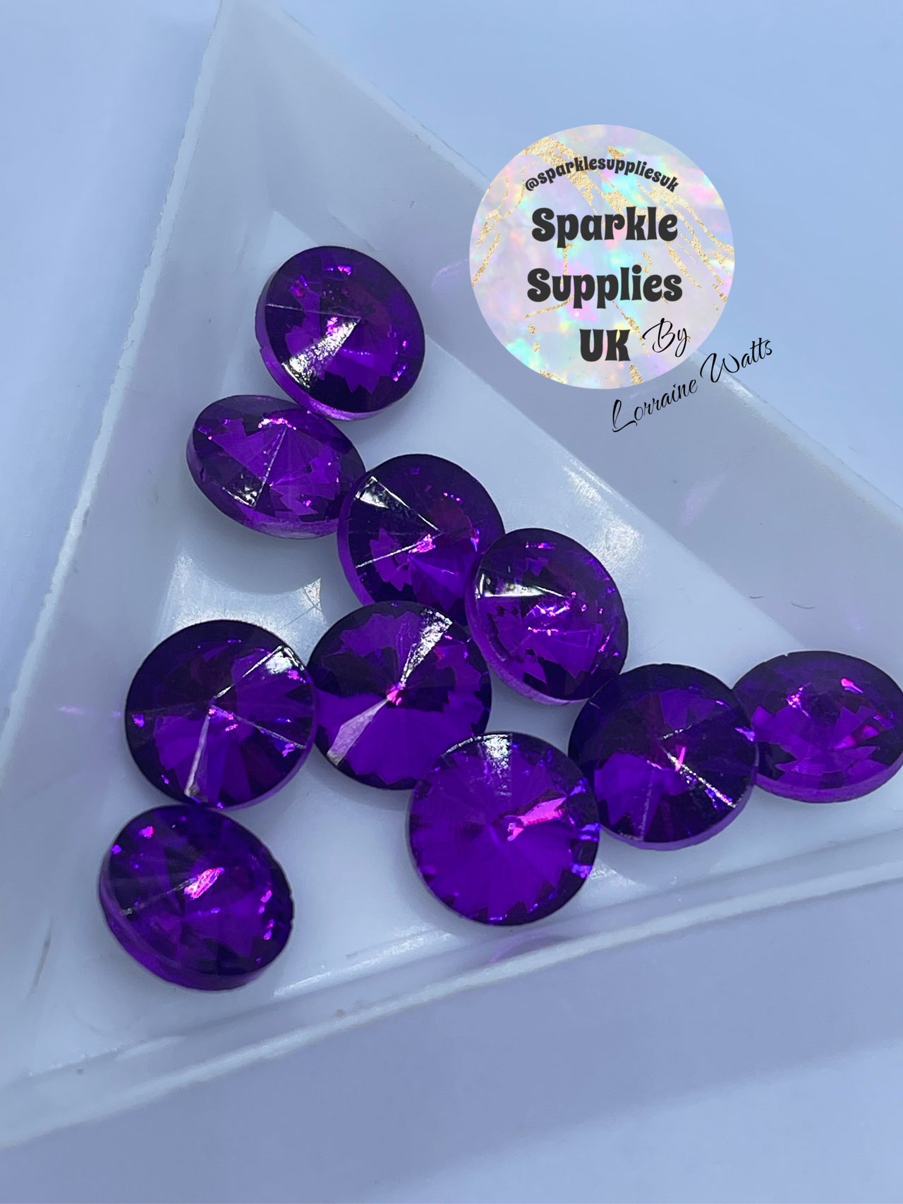 Passion Rivoli Glass Crystals 10mm (10 Pack)