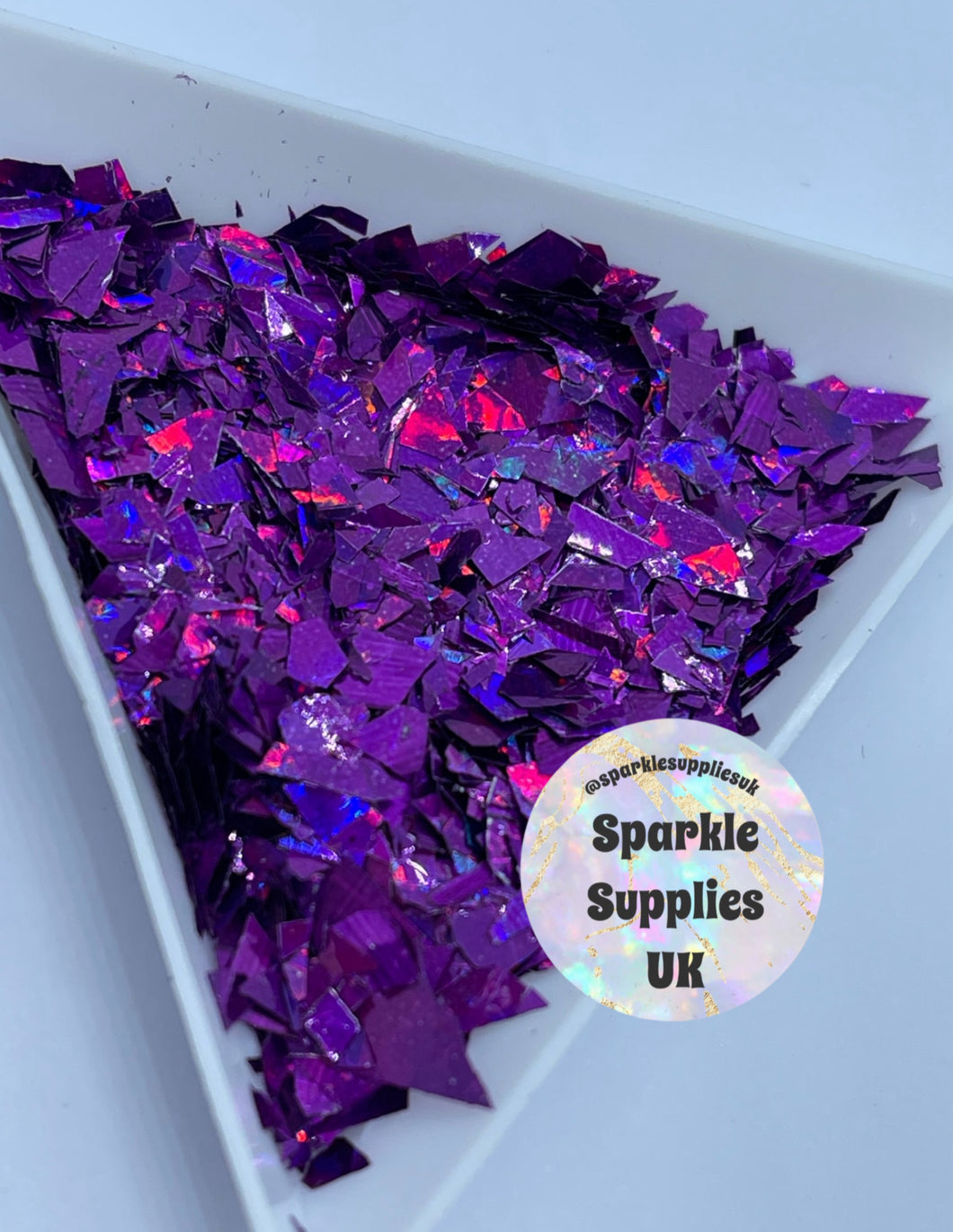 Purple Holographic Mylar Flakes