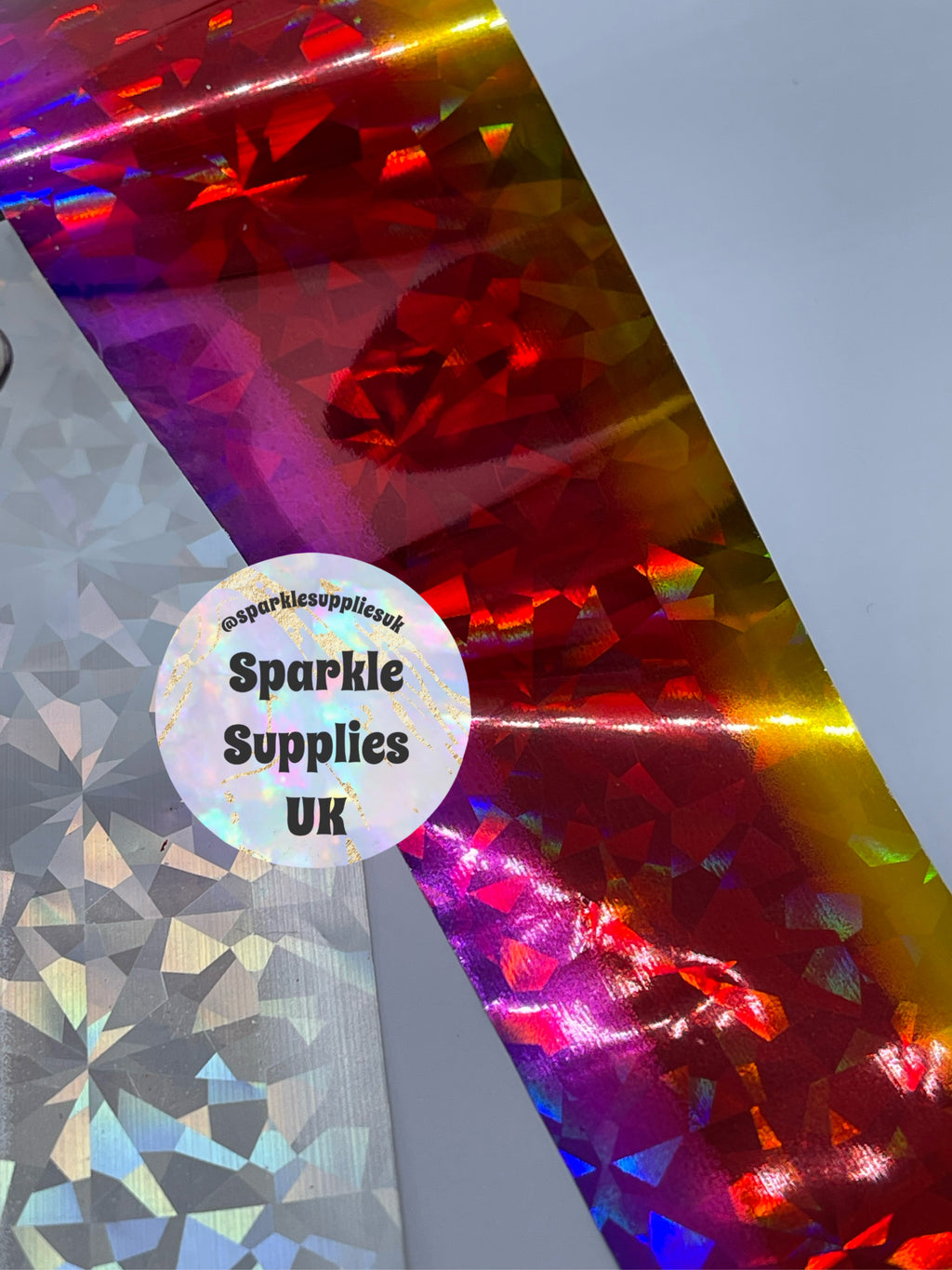 Rainbow Holographic Transfer Foil