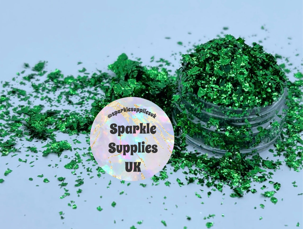 Green Foil Flakes