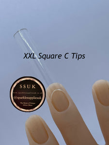 Square C Curve XXL Tips (500)