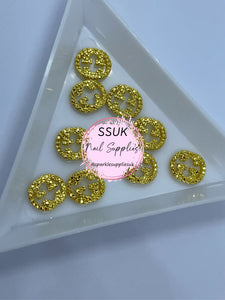 Logo Charms Gold #8 (Pack of 10 Charms)