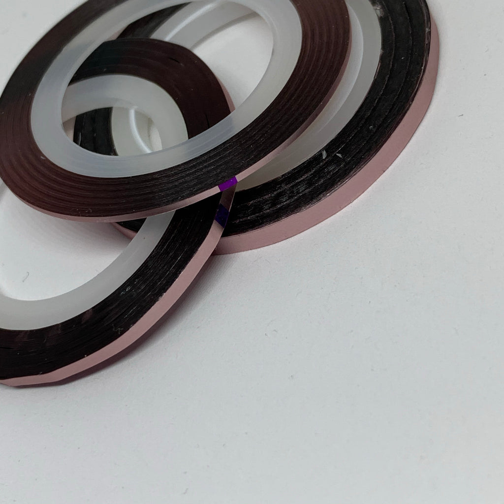 Rose Gold Nail Tape 3 Pack